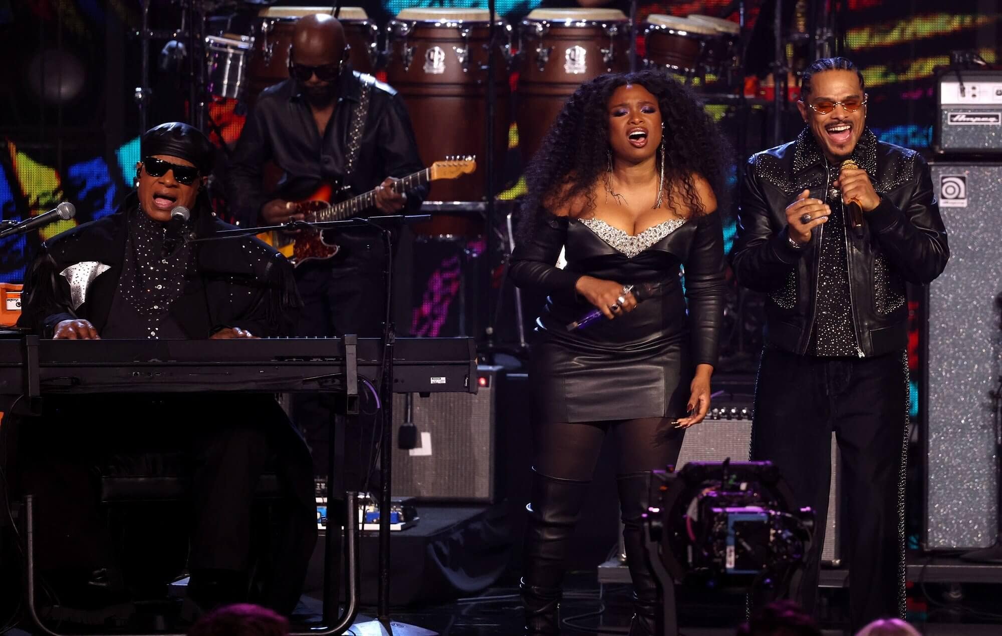 Stevie Wonder, Jennifer Hudson and Maxwell