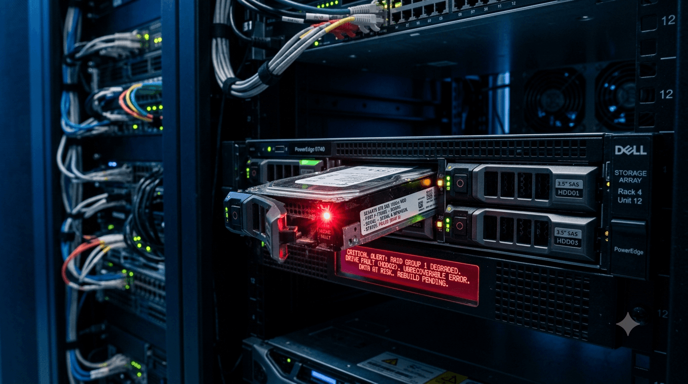 warning signs of raid system failure