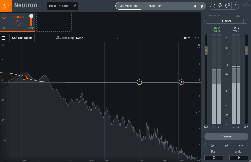 EQ Shelf in Neutron at 67 Hz