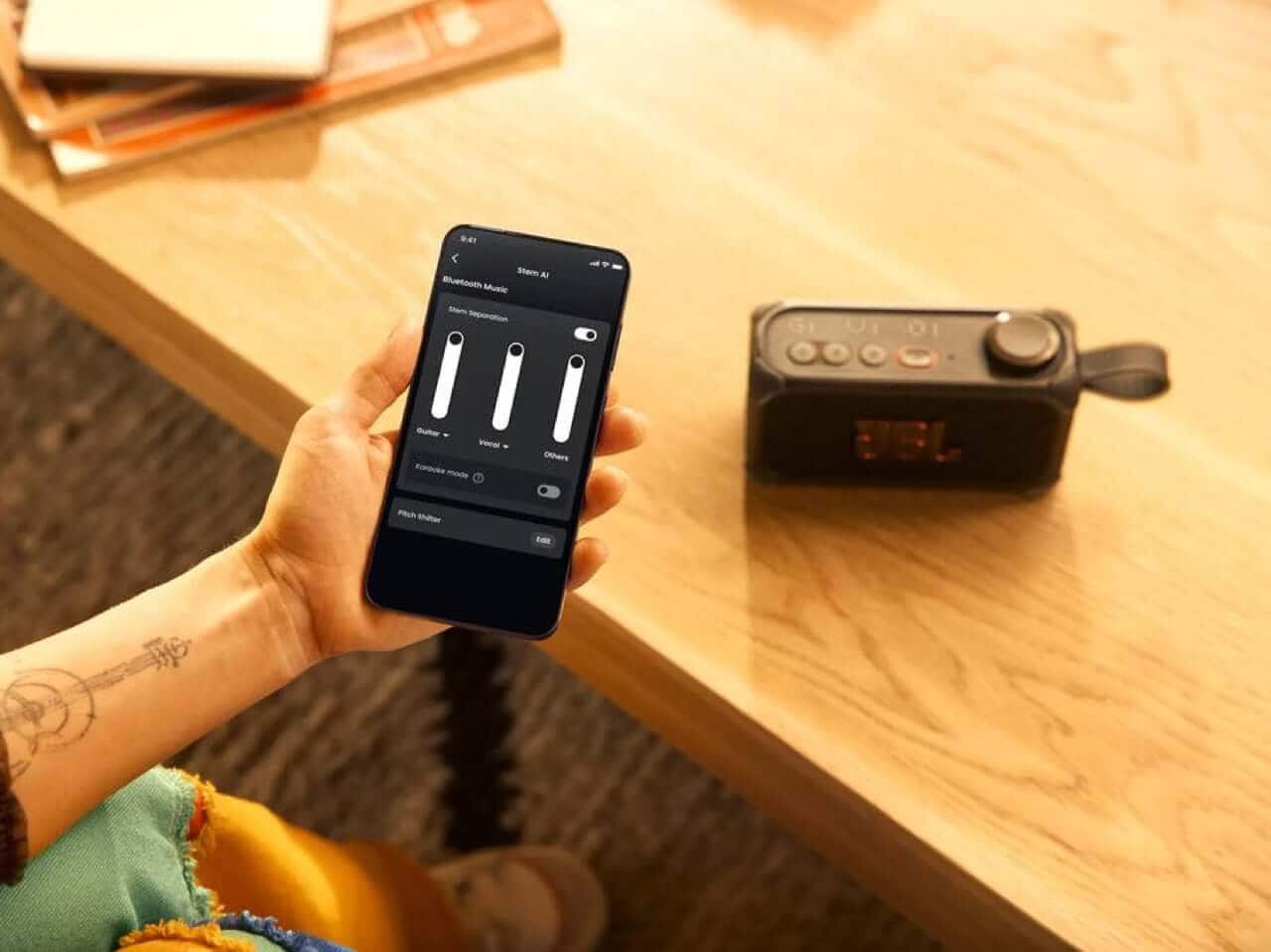 JBL BandBox AI Speaker with USB-C audio interface