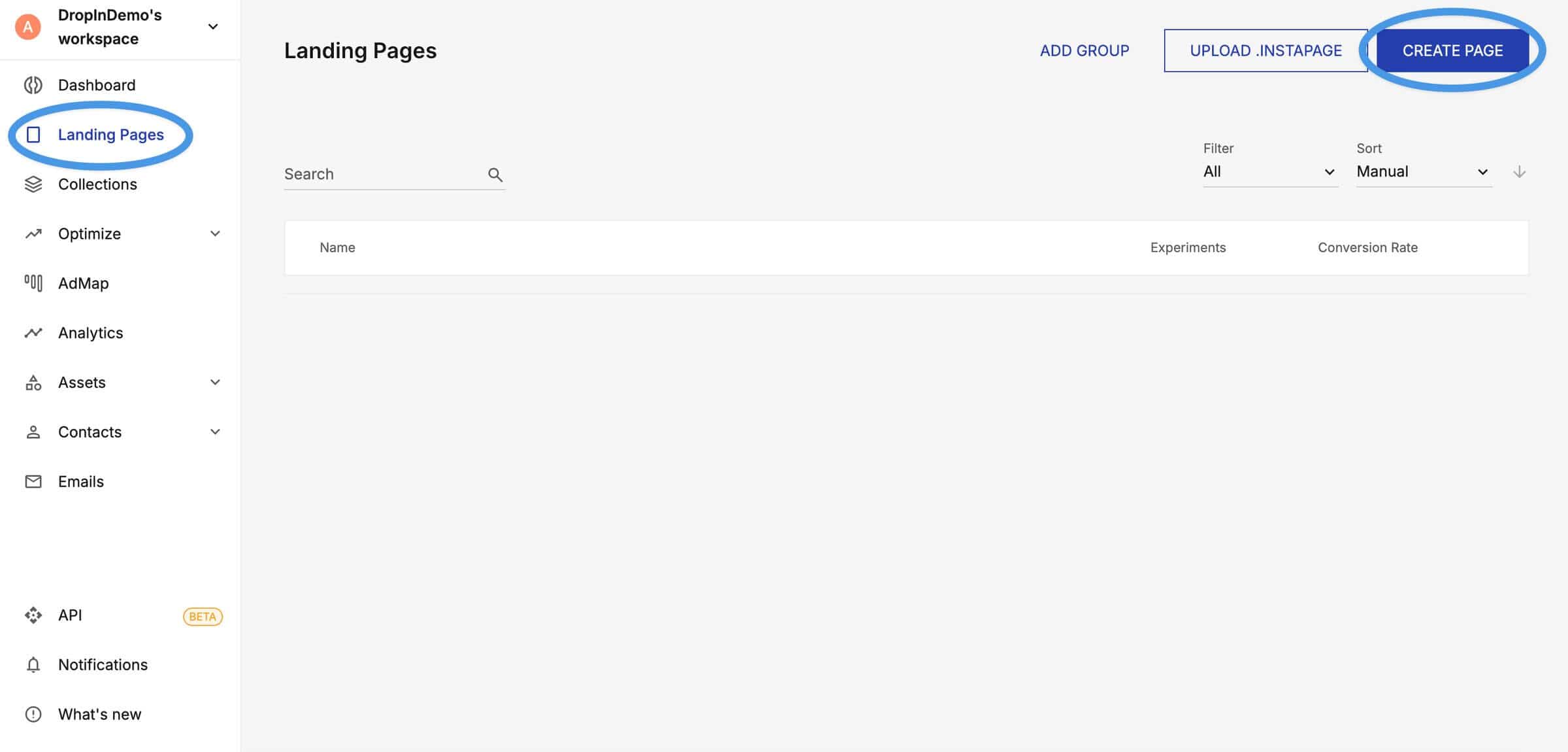 Instapage blog install step