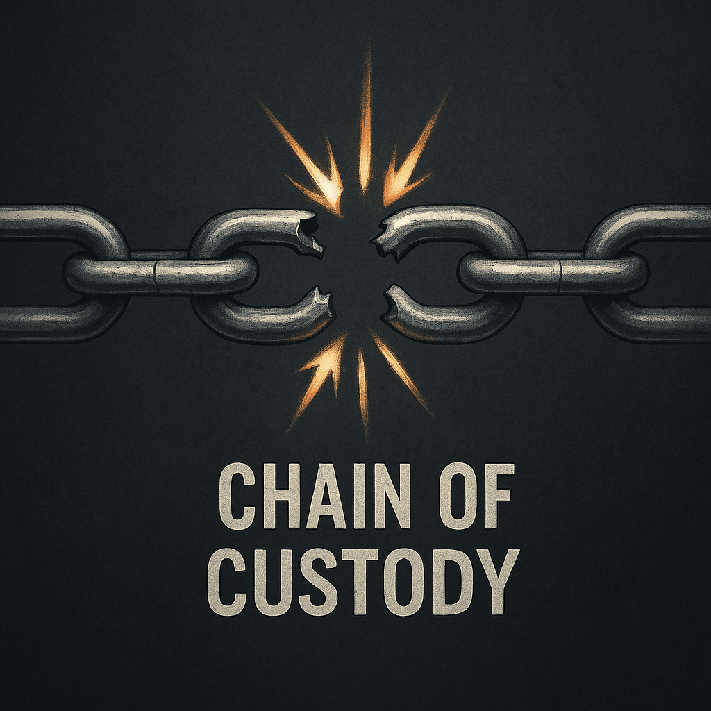 Video Evidence Chain of Custody Checklist