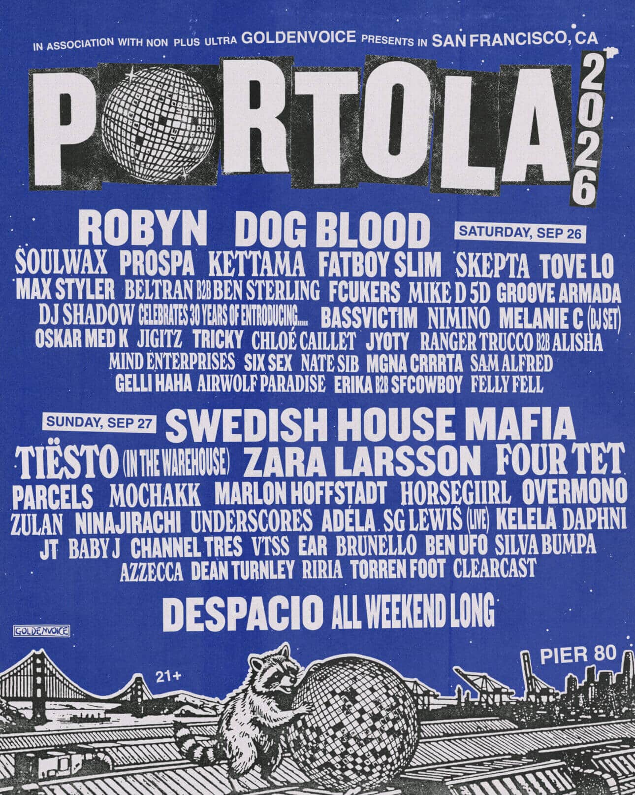 Festival vibes will be high as Sweden’s finest take over Pier 80 this fall