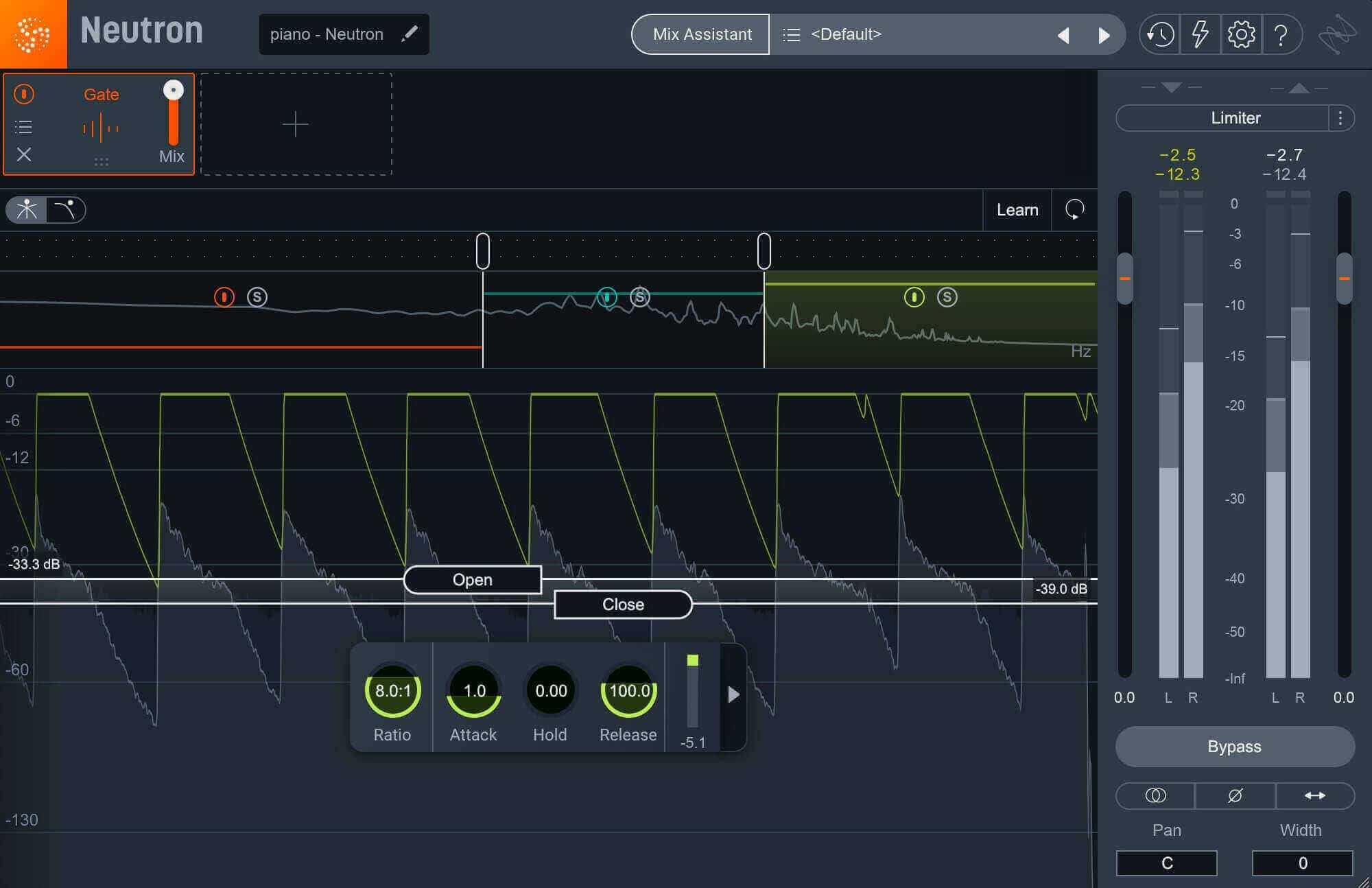 multiband compression noise gate in neutron pro