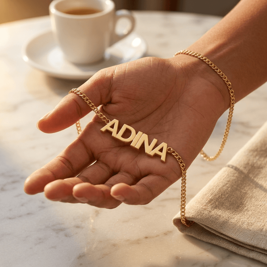 Mini Nameplate Bracelet