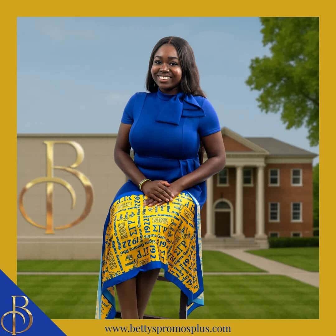 Sigma Gamma Rho Signature Scarf