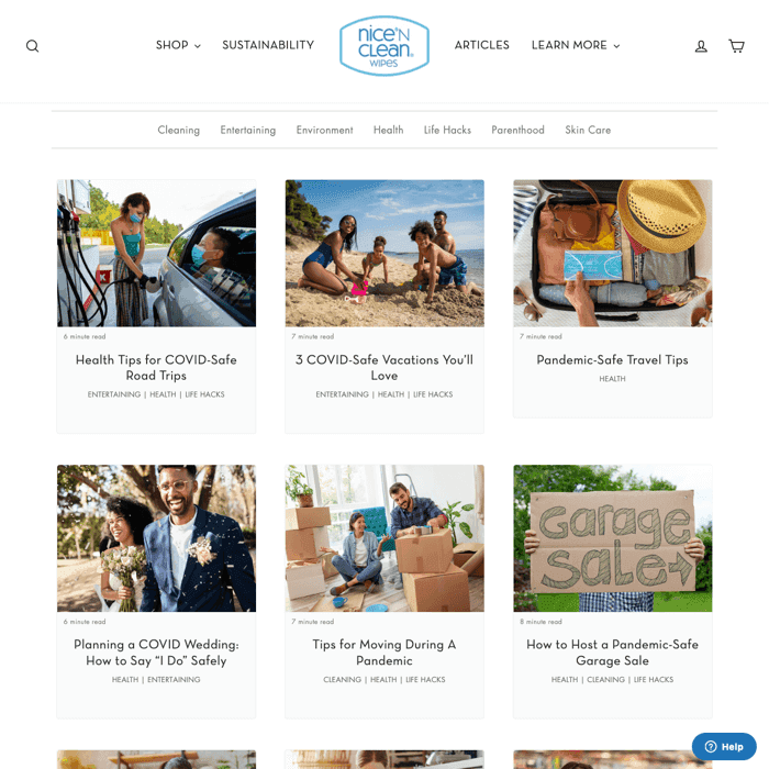Nice N'Clean Wipes Best Shopify Blogs