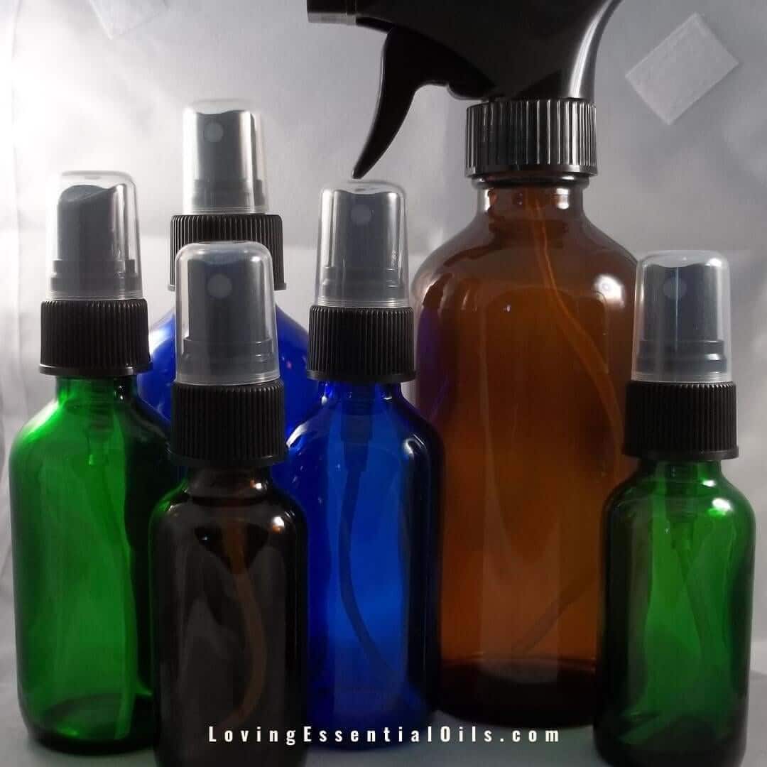 spray bottles for essential oils