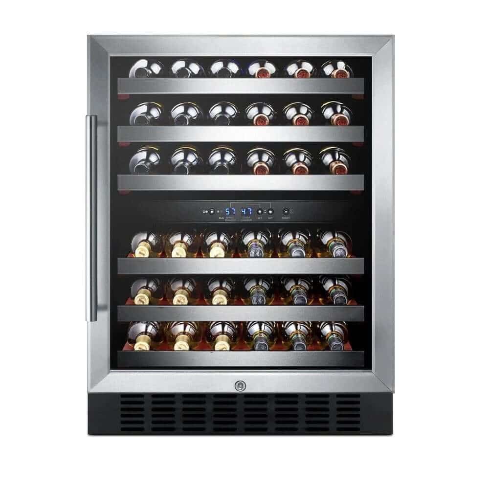 SUMMIT 24" Wide Built-In Wine Cellar (SWC530BLBIST) - white background