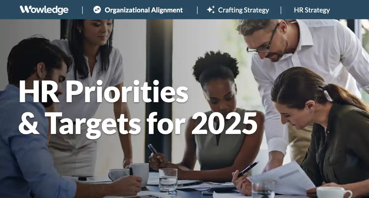 HR Priorities and Targets for a New Planning Cycle