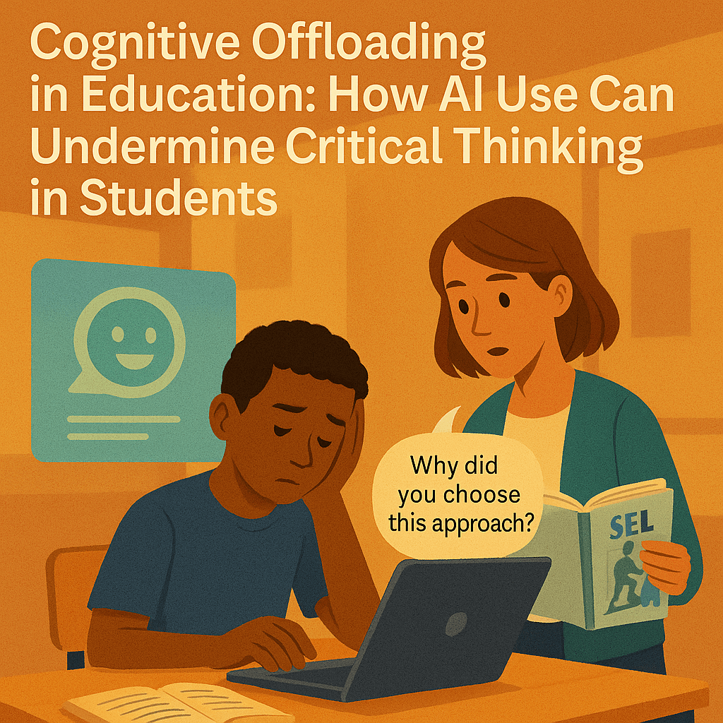 Cognitive offloading in education: How AI Use Can Undermine Critical Thinking in Students