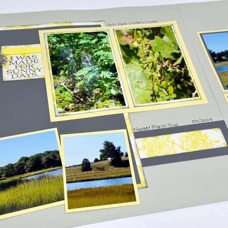 Wishes Pages - Make a print with stamps from your stash.