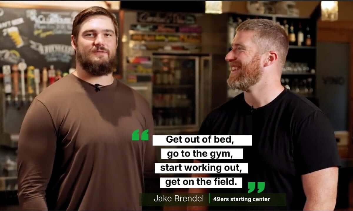 Jake Brendel and Colton McKivitz of the 49ers on building a resilience mindset