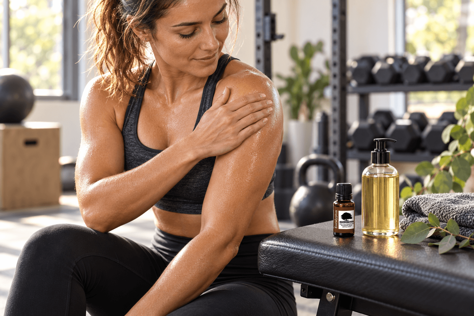 Eucalyptus Essential Oil for Sore Muscles and Massage