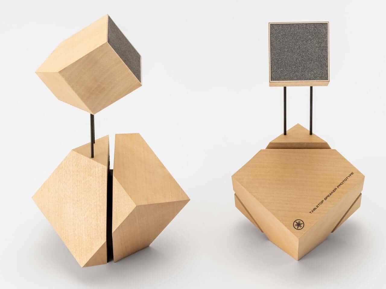 Yamaha Concept Speakers showing modern and artistic design