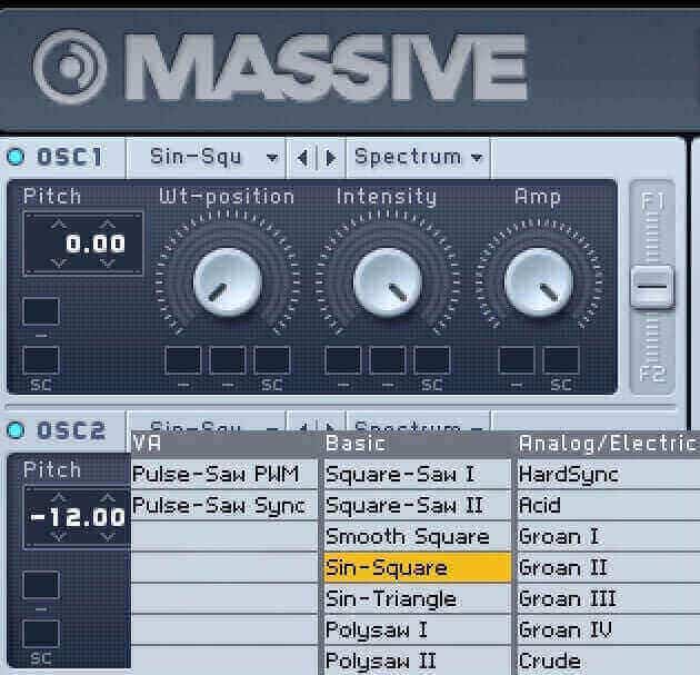OSC2 in MASSIVE
