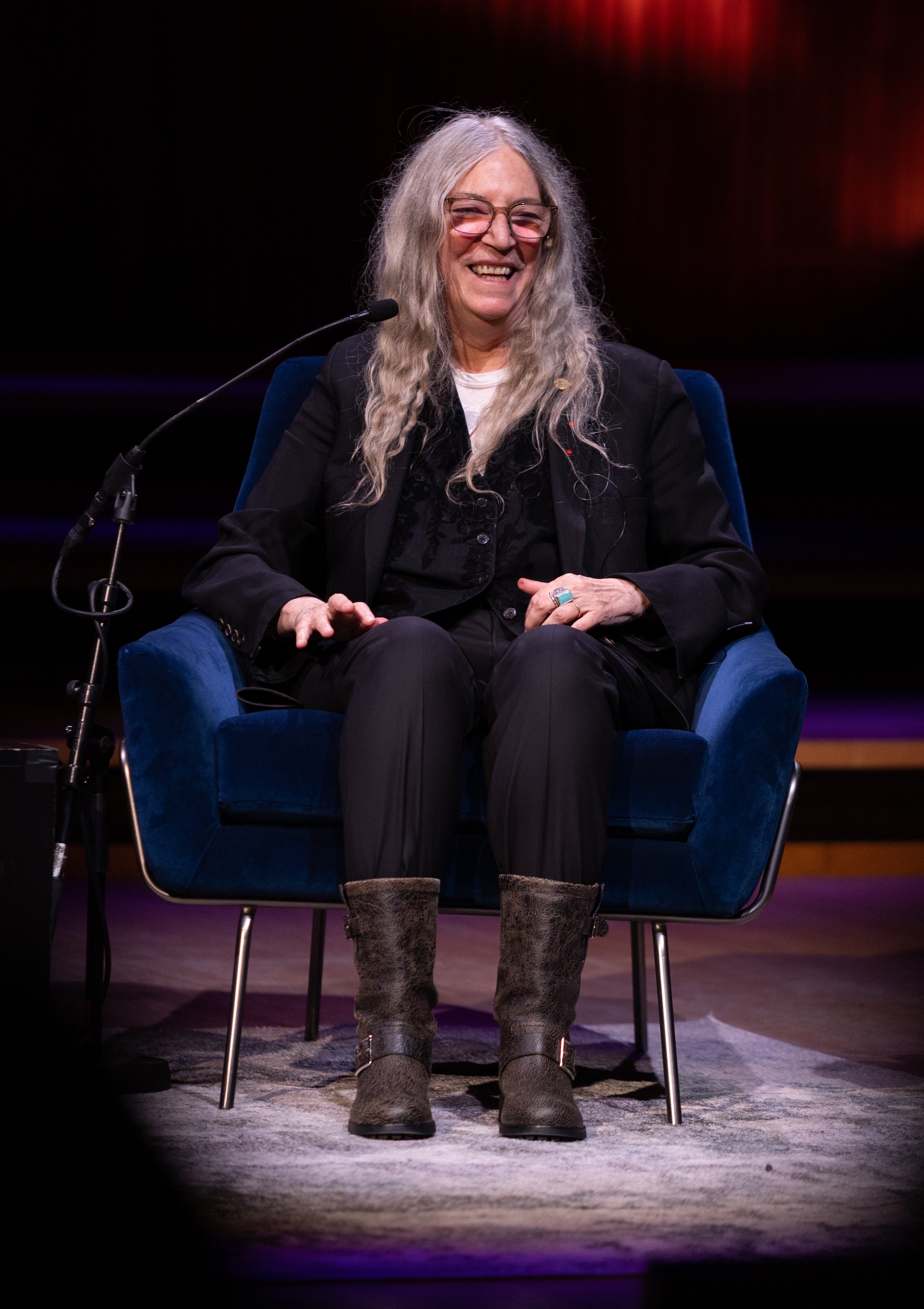 Patti Smith during her London Literature Festival conversation