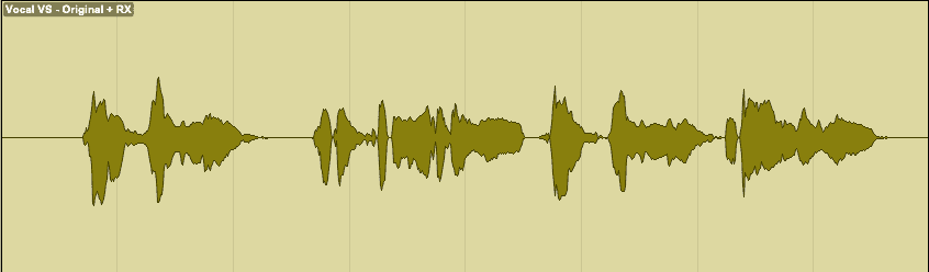 Audio clip - before Auto-Level