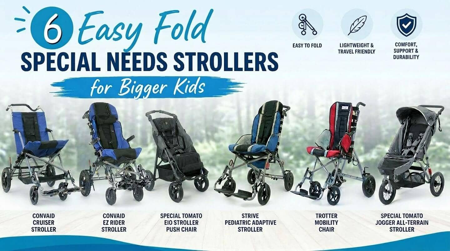 6 Easy-Fold Special Needs Strollers for Bigger Kids