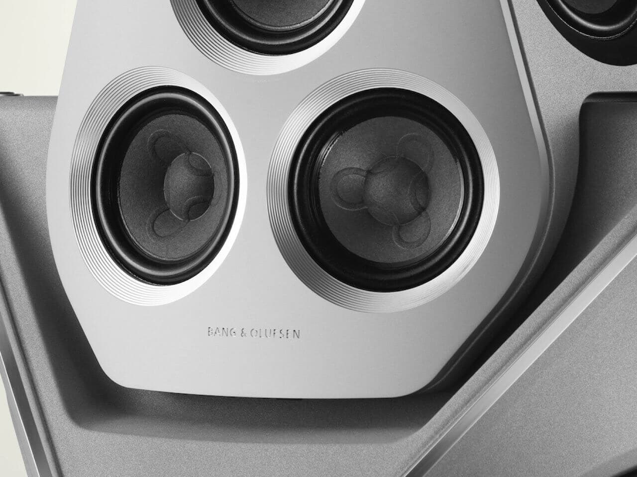 Stunning floorstanding speakers in a modern space