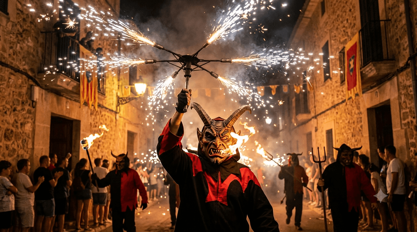 The Correfoc: Inside Calvià's Night of Fire for Sant Jaume