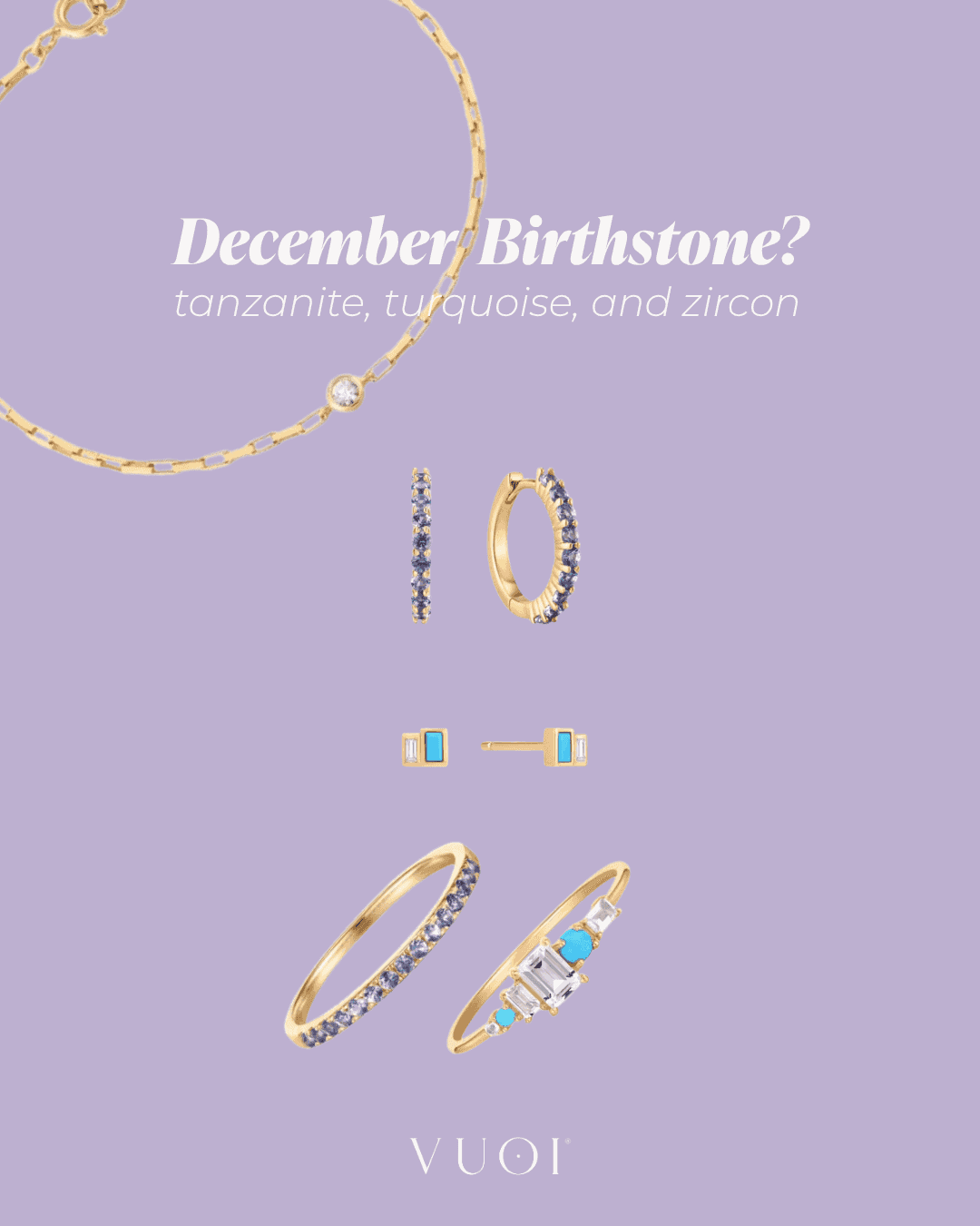 December Birthstone Meaning: Tanzanite, Turquoise & Zircon