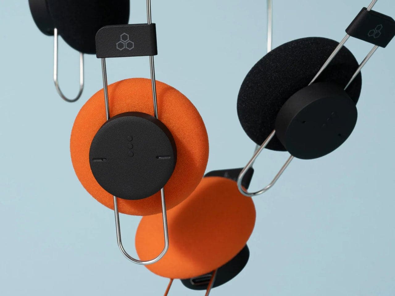 Final Porta headphones photographed from a different angle
