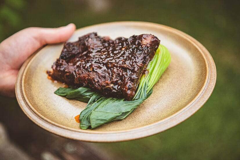 Sticky Bramble Gin Pork Ribs