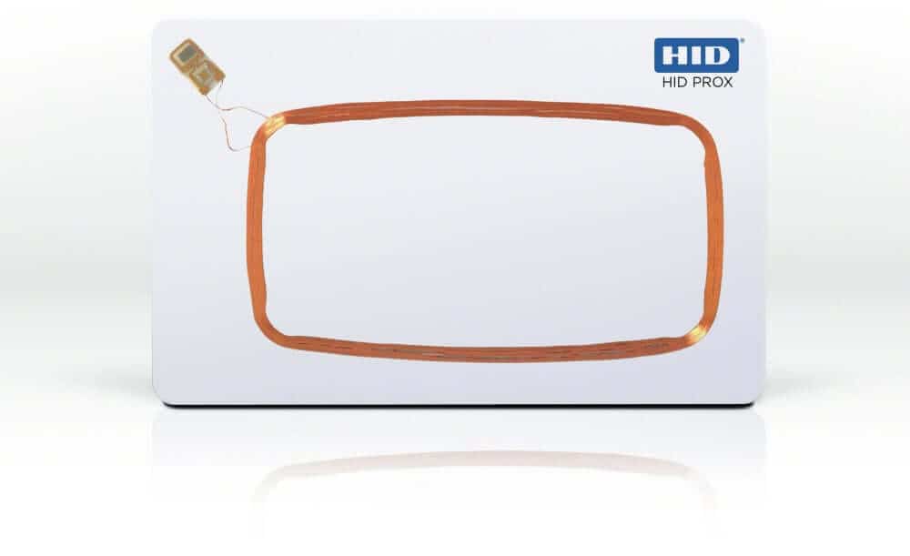 HID Smart Card, inside antenna and copper coil