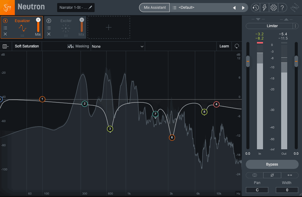 Making multiple EQ cuts in Neutron Pro