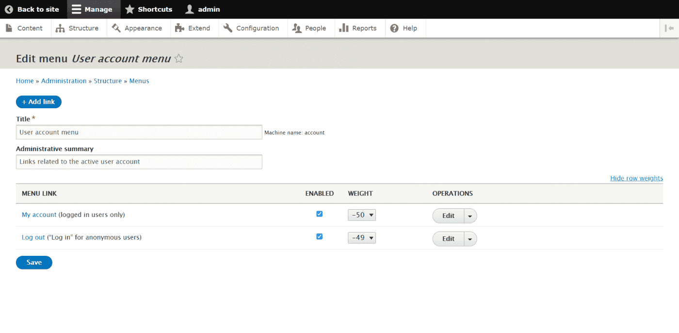 Drupal edit element