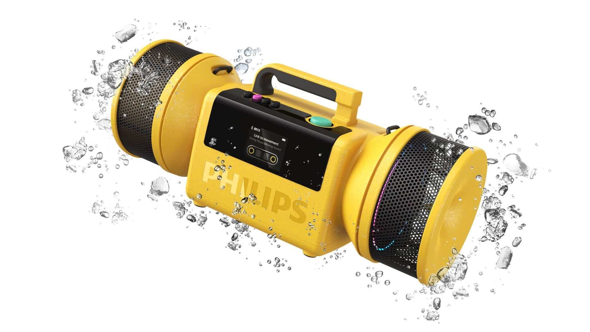 Philips Revives 80s Audio Power with Modern Moving Sound Line