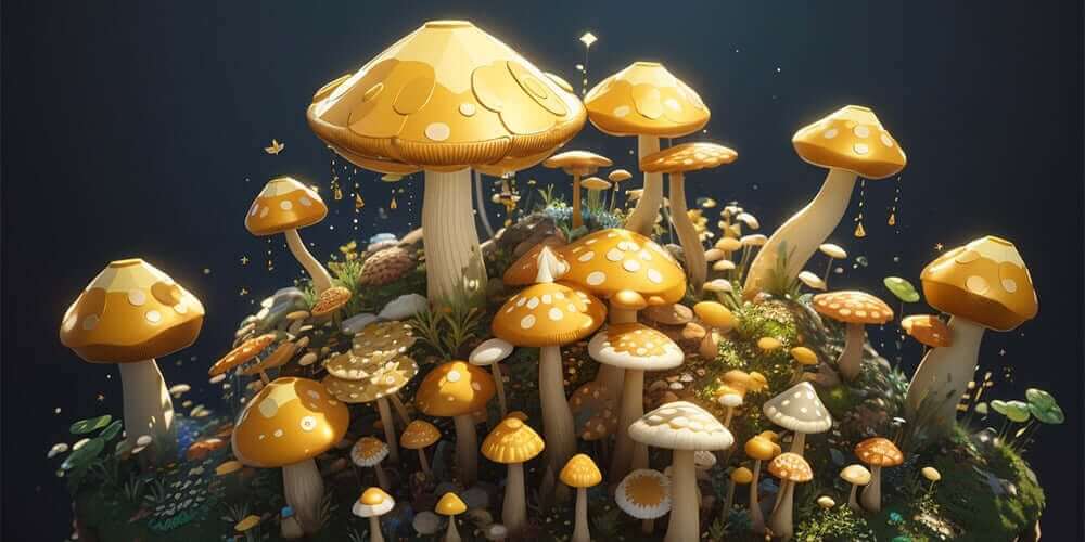 Golden Teacher Mushroom Spores