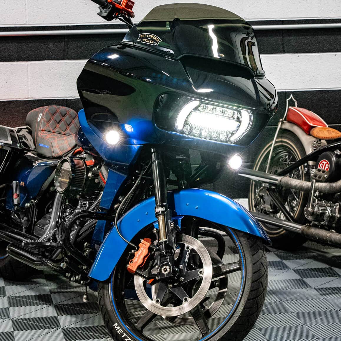 Letric Sharktooth LED Headlight - 2015-2020 Harley Road Glides