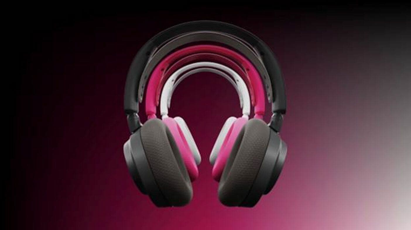 SteelSeries Arctis latest headsets in black and white