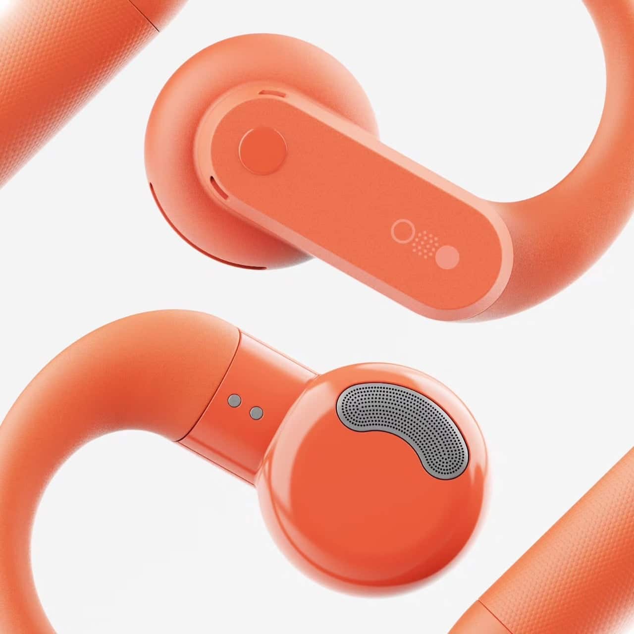 CMF Ear open concept shown in its runner-friendly hooked form