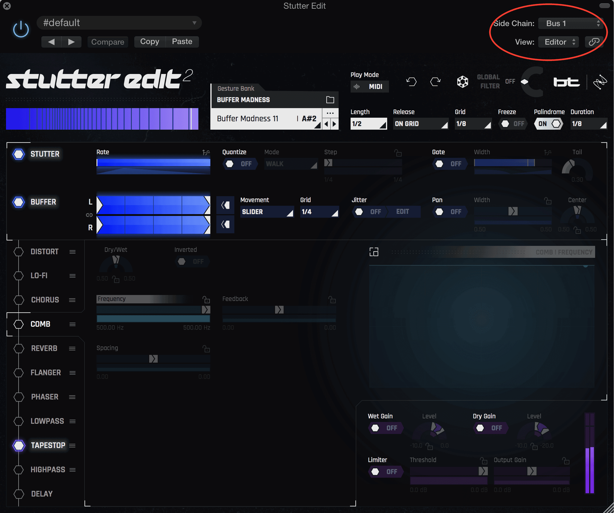 Sidechain setup in Logic Pro X