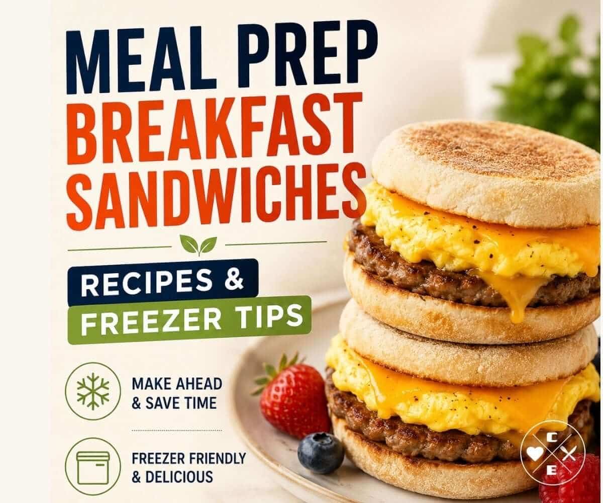 Meal Prep Breakfast Sandwiches (Freezer-Friendly Recipe + Tips)