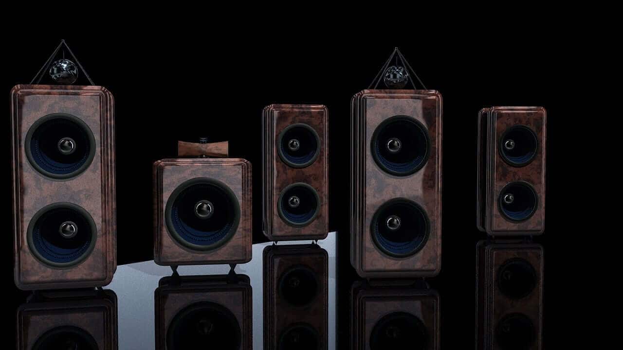 A classic 5.1 set of speakers