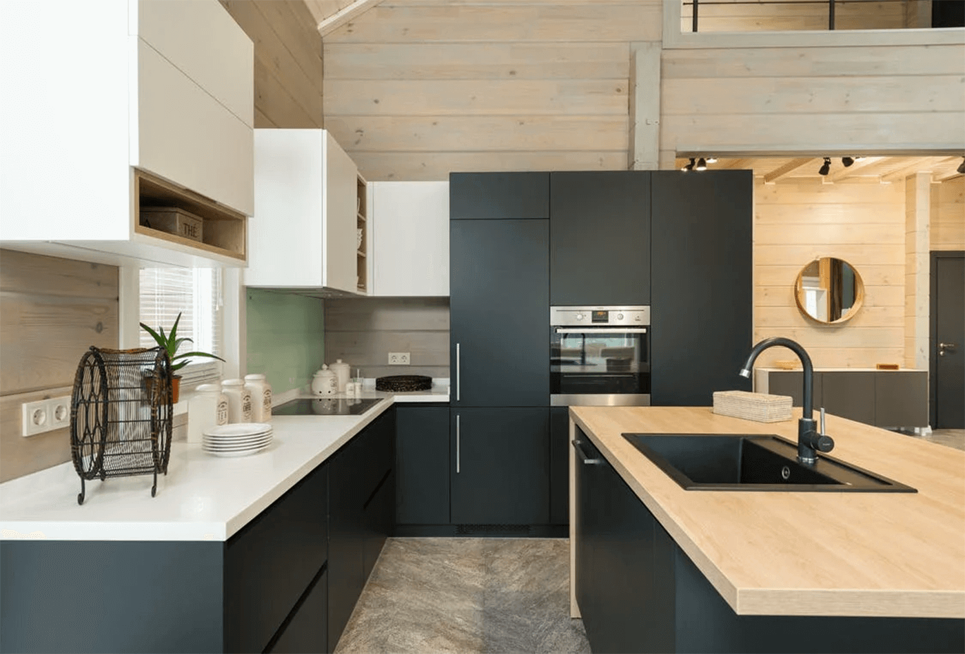use neutral kitchen colours