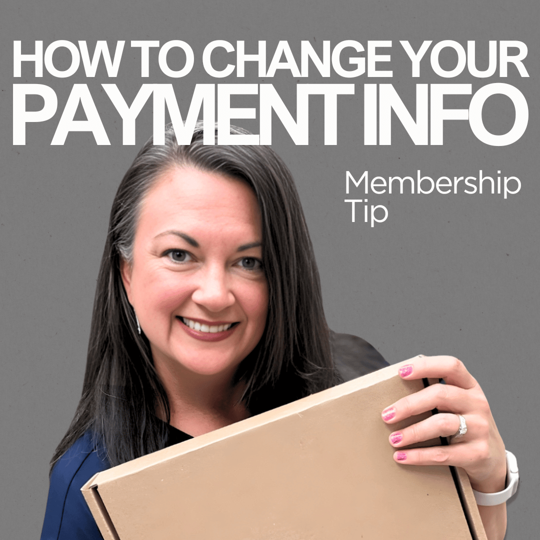 Membership Tip - How to update monthly payment information.