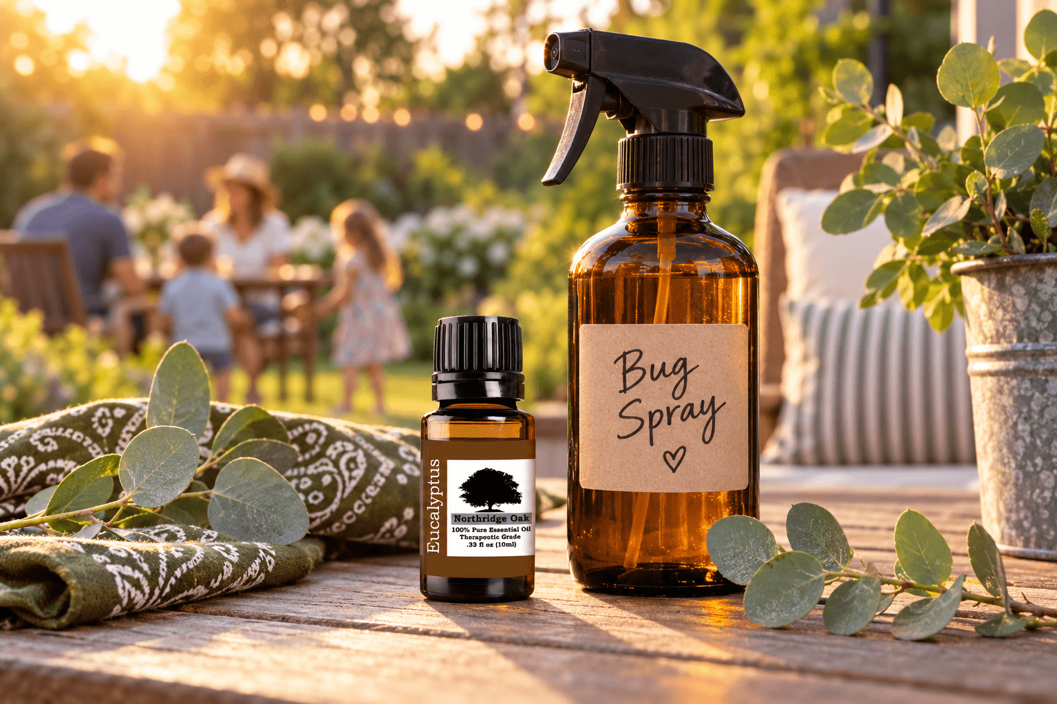 Eucalyptus Essential Oil for Bugs and Outdoor Season