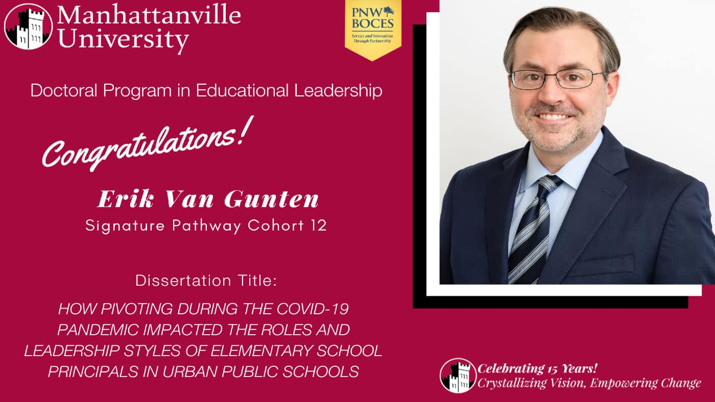 Successful Final Dissertation Defense - Congratulations to Erik Van Gunten!