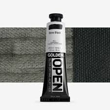 A Guide to Black Paints - Bone Black