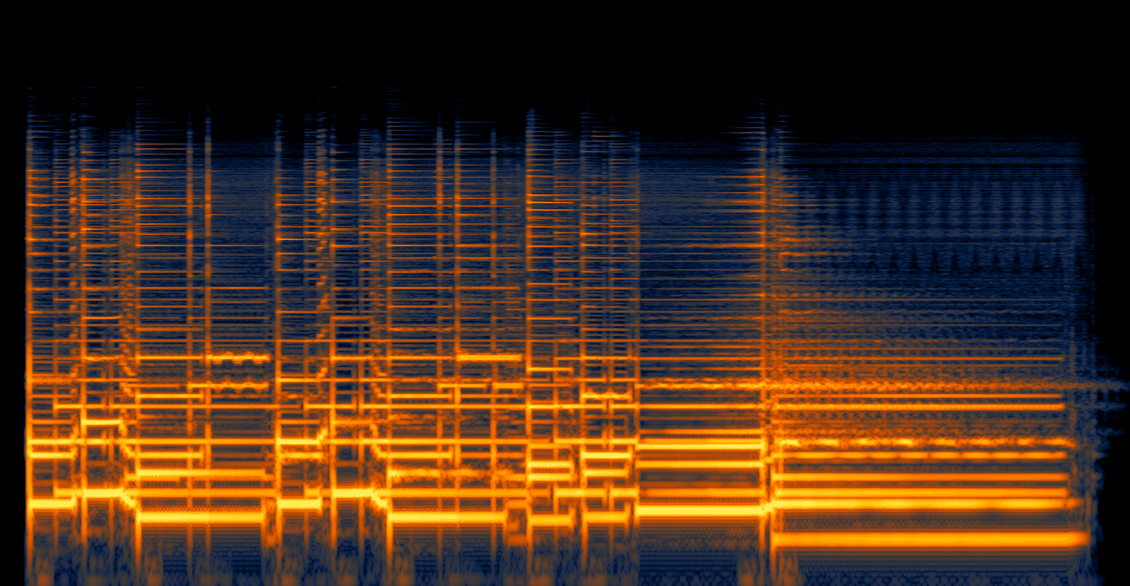Processing individual notes in the guitar differently