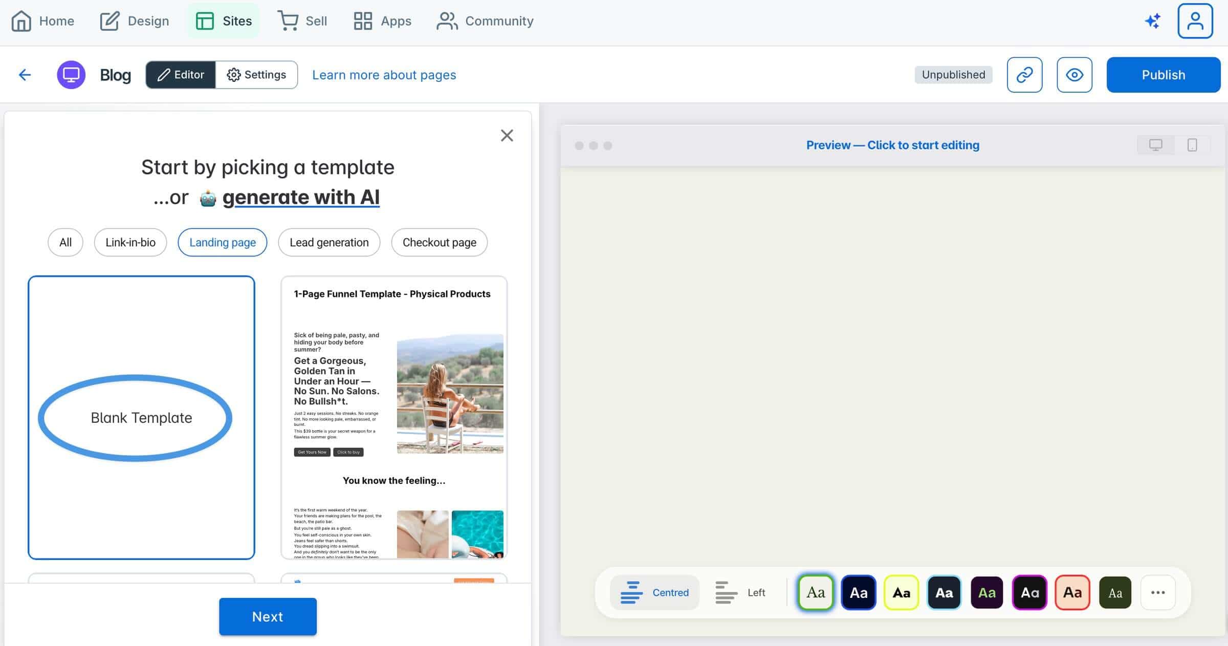 SamCart blog install step