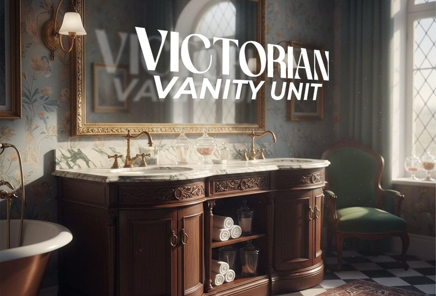Victorian vanity unit