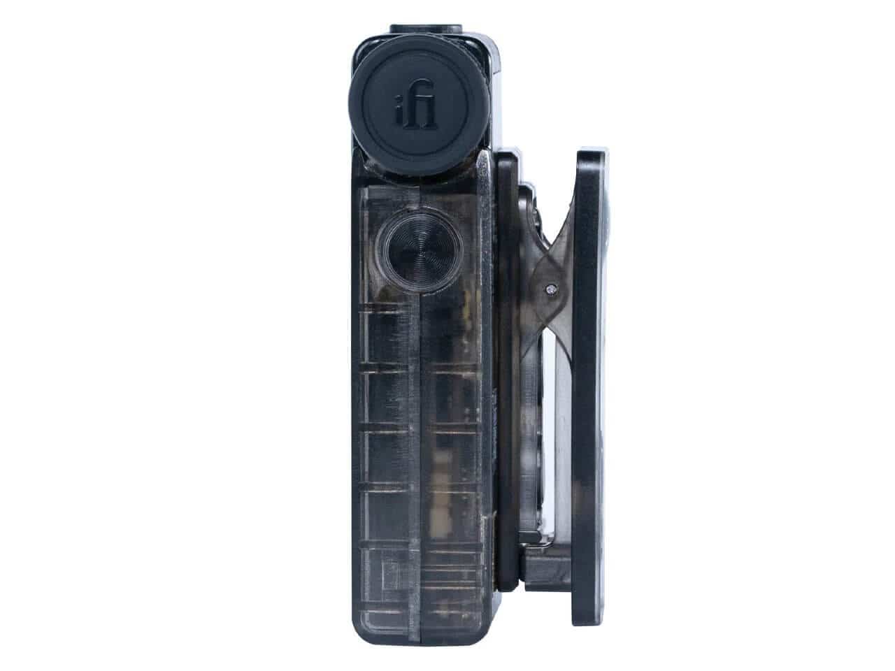 Go blu Air DAC with magnetic clip attached