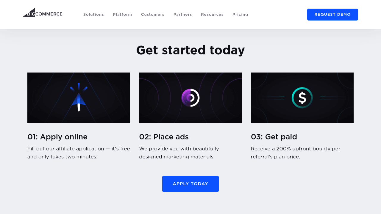 How to join bigcommerce affiliate program