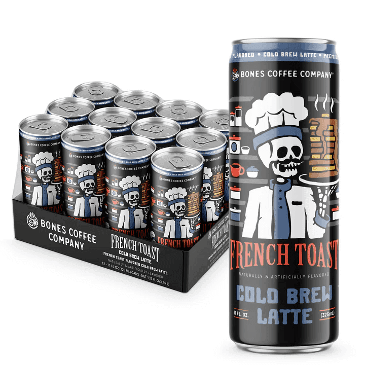 French toast cold brew latte